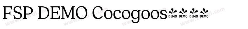 FSP DEMO Cocogoos字体转换 FSP DEMO Cocogoos字体转换